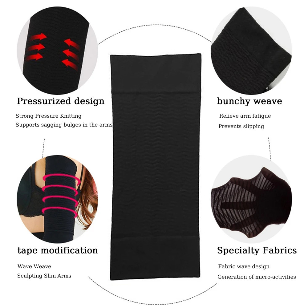 Knitted Arm Sleeve For Shaping And Beauty Elastic Contraction And Auxiliary