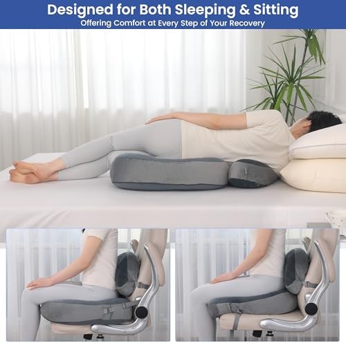 Adjustable BBL Pillow After Surgery with Lumbar Support, Brazilian Butt Lift Pil