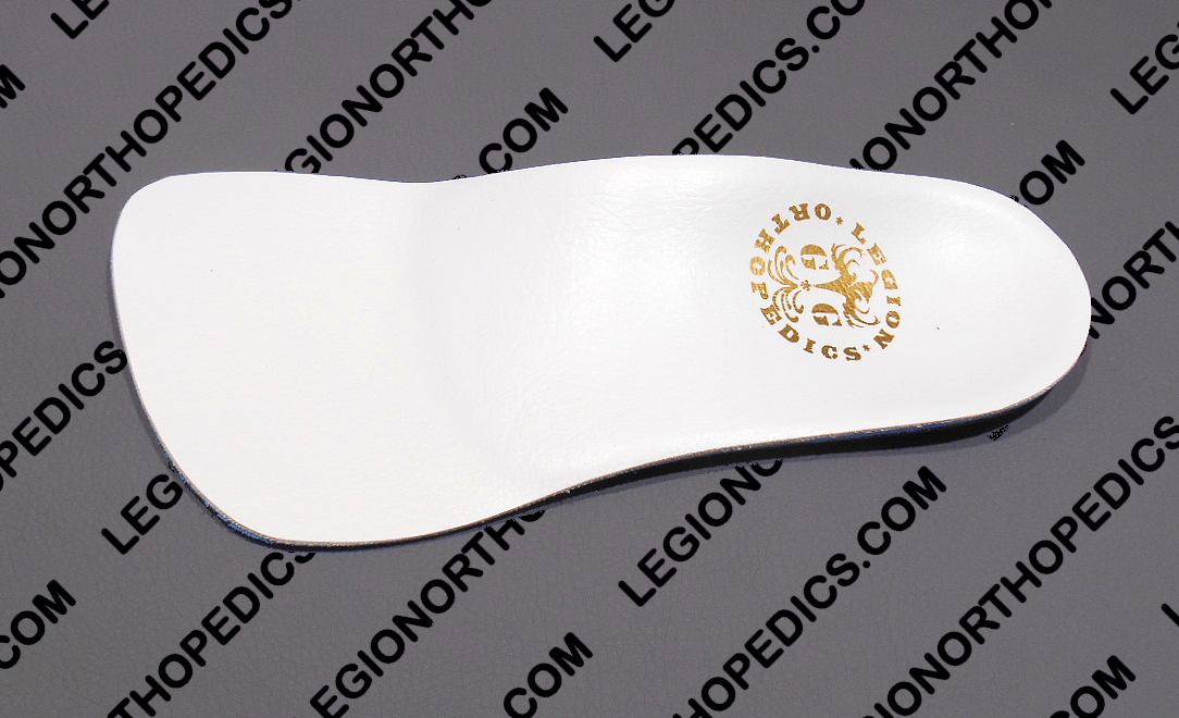 Foot Arch support – Pre-made POLYpropylene size 5 – 13, optional cover flat heel