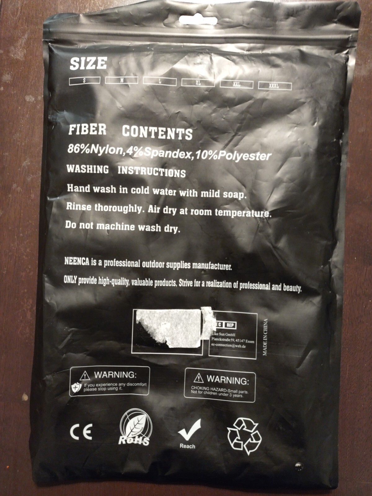 NeeNCA Knee Brace XXXL Gray In Sealed Package – 1 Pc