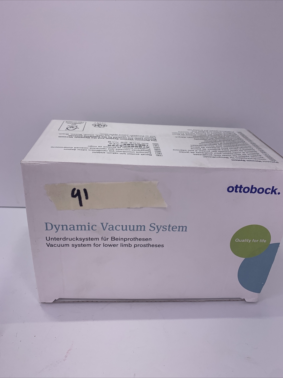 ottobock otto bock dynamic vacuum system For prosthetic Leg. New