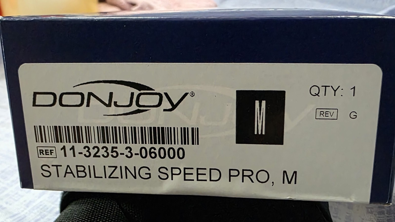 DONJOY STABILIZING SPEED PRO ANKLE SUPPORT BRACE Medium Black New