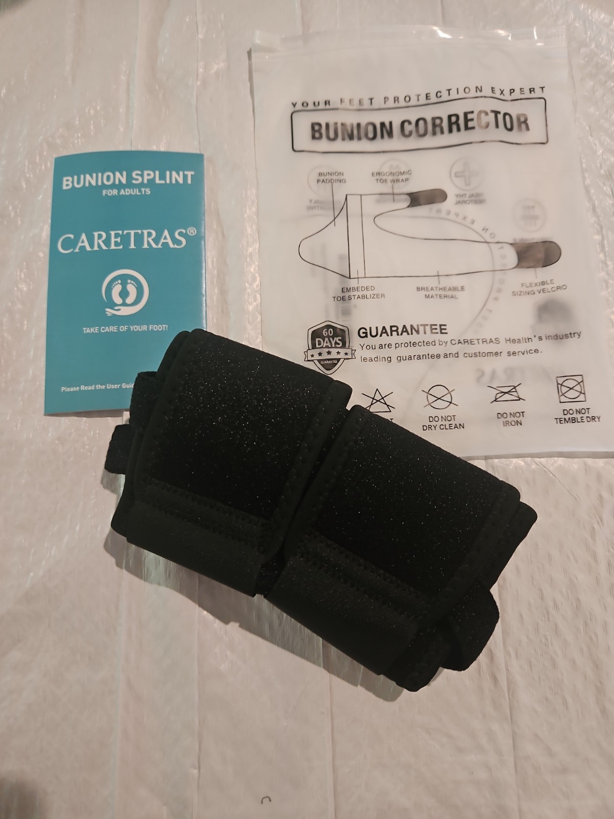Caretras 2-Pack Bunion Corrector for Women & Men, Orthopedic Bunion Splint