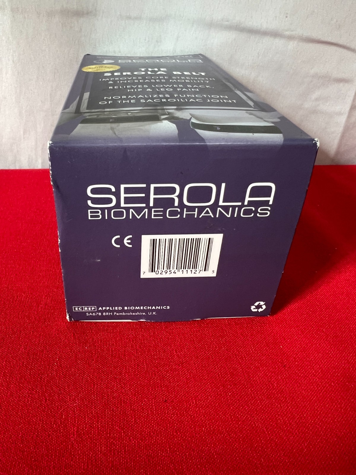 Serola Biomechanics Sacroiliac Belt Large 40″-46″ Hip Back Support USA Brand New