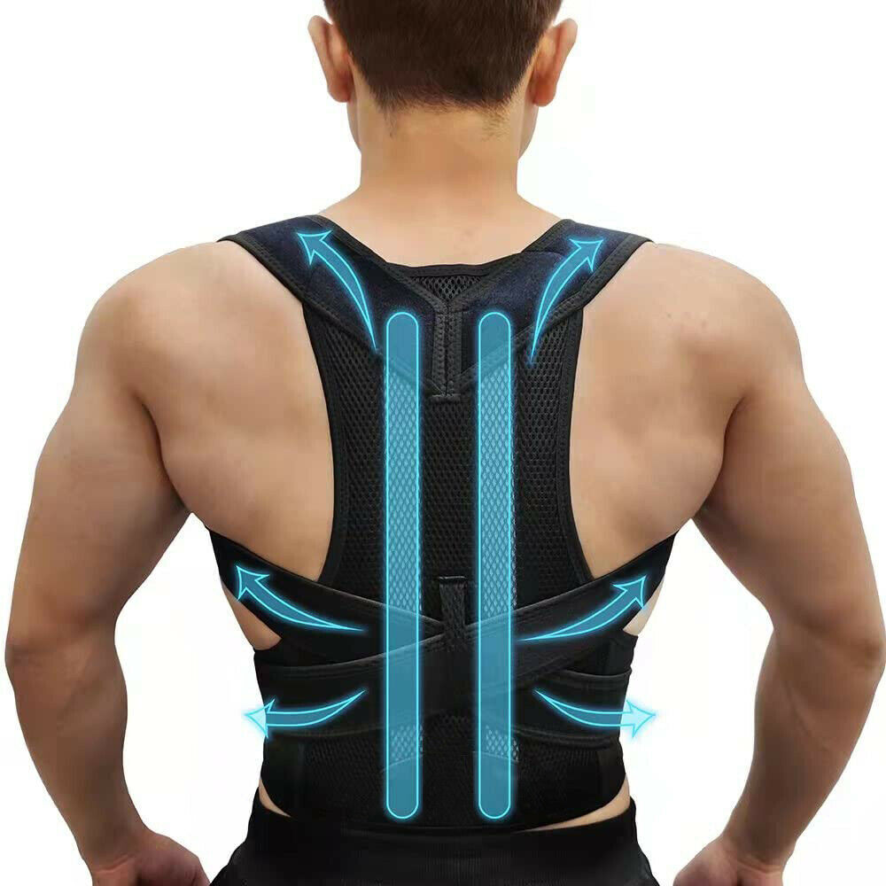 Unisex ​Adjustable Posture Corrector Back Shoulder Support Brace Belt Men Women​