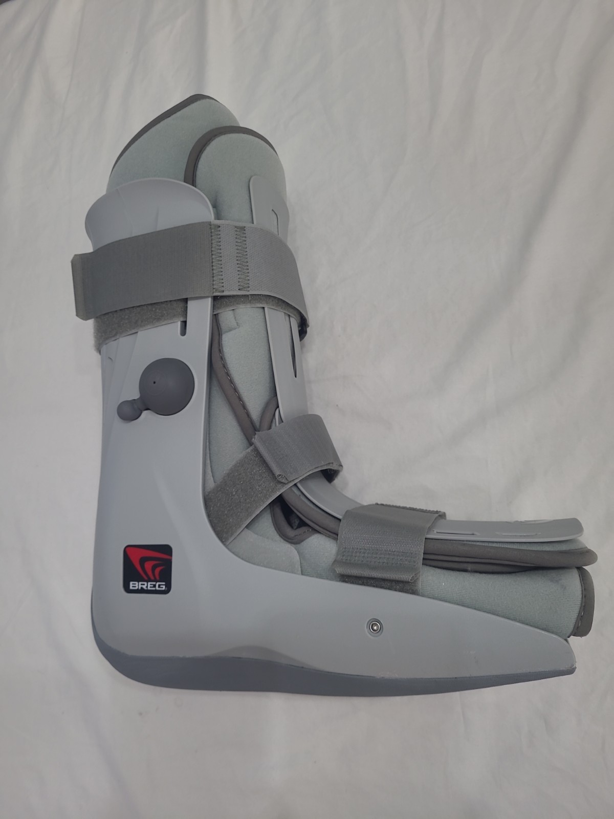 Breg Genesis Mid-Calf Walker Boot Size XL Pneumatic Air Cast Gray