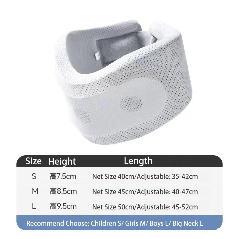 Adjustable Foam Neck Brace Support Soft Cervical Collar for Travel Sleep Office