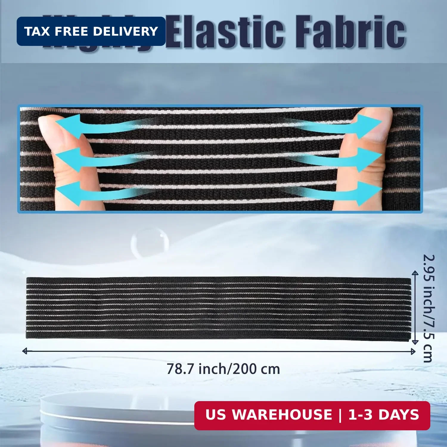 1 Pcs Hamstring & Thigh Compression Wrap, Adjustable Thigh Compression Brace, Qu