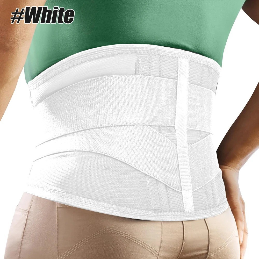 Adjustable Lower Back Brace Lumbar Support Waist Belt for Men Women Pain Relief