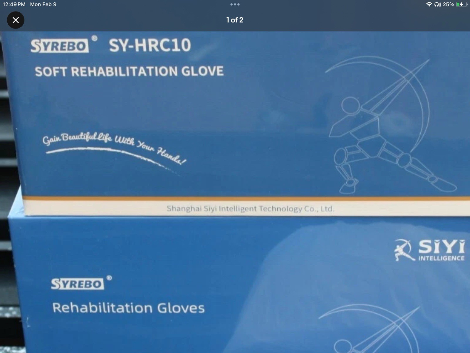SYREBO SY-HRC10 XL REHABILITATION GLOVES
