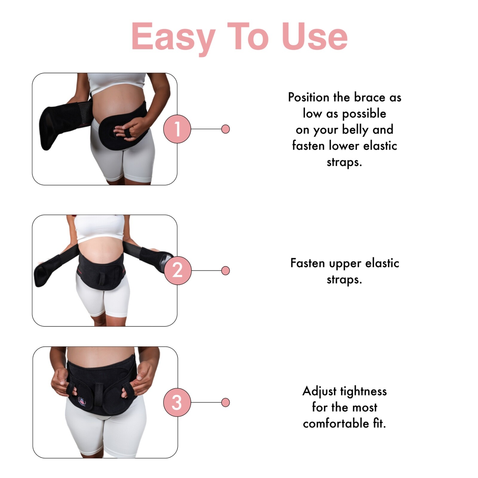 MothersHug Maternity Belly Brace – Ultimate Support for Pregnant Women