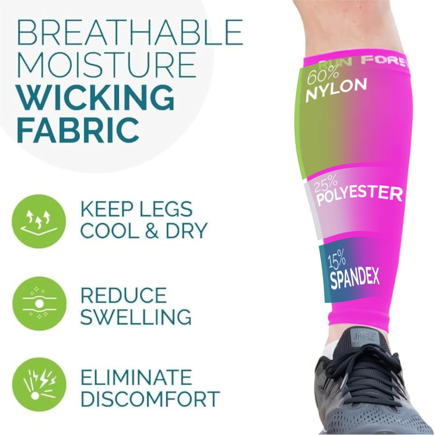 Calf Compression Sleeves for Men and Women – Leg Compression Sleeve