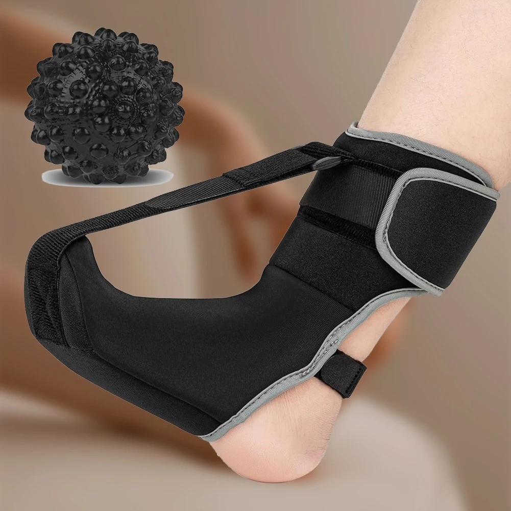 Plantar Fasciitis Night Splint Sock – Adjustable Planter Facetious Relief Brace