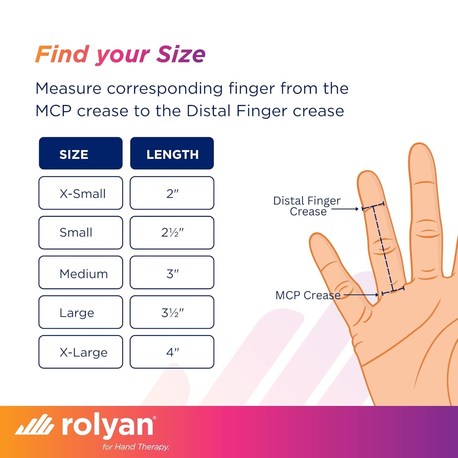 Rolyan Sof-Stretch Finger Extension Splint, Black, Finger Medium Black – 1 Pack