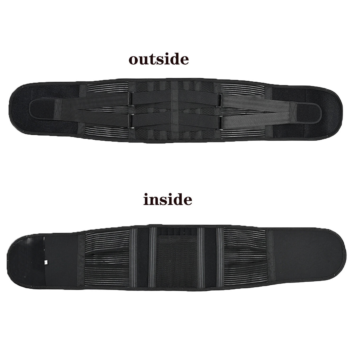 Back Brace Lower Back Pain Relief Adjustable Breathable Lumbar Support Belt- M