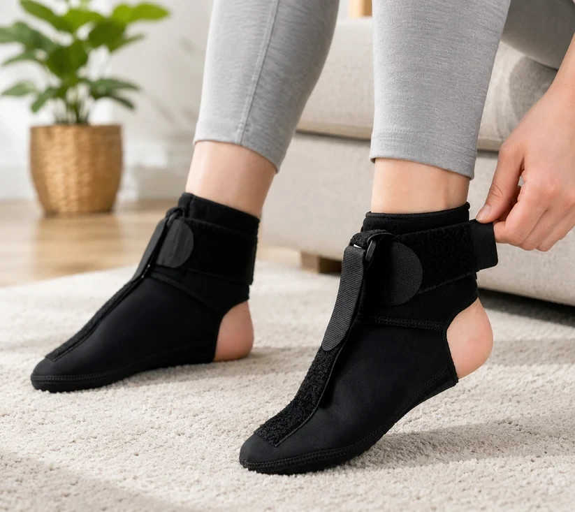 Férula nocturna para fascitis plantar – Soporte ajustable para estirar el pie