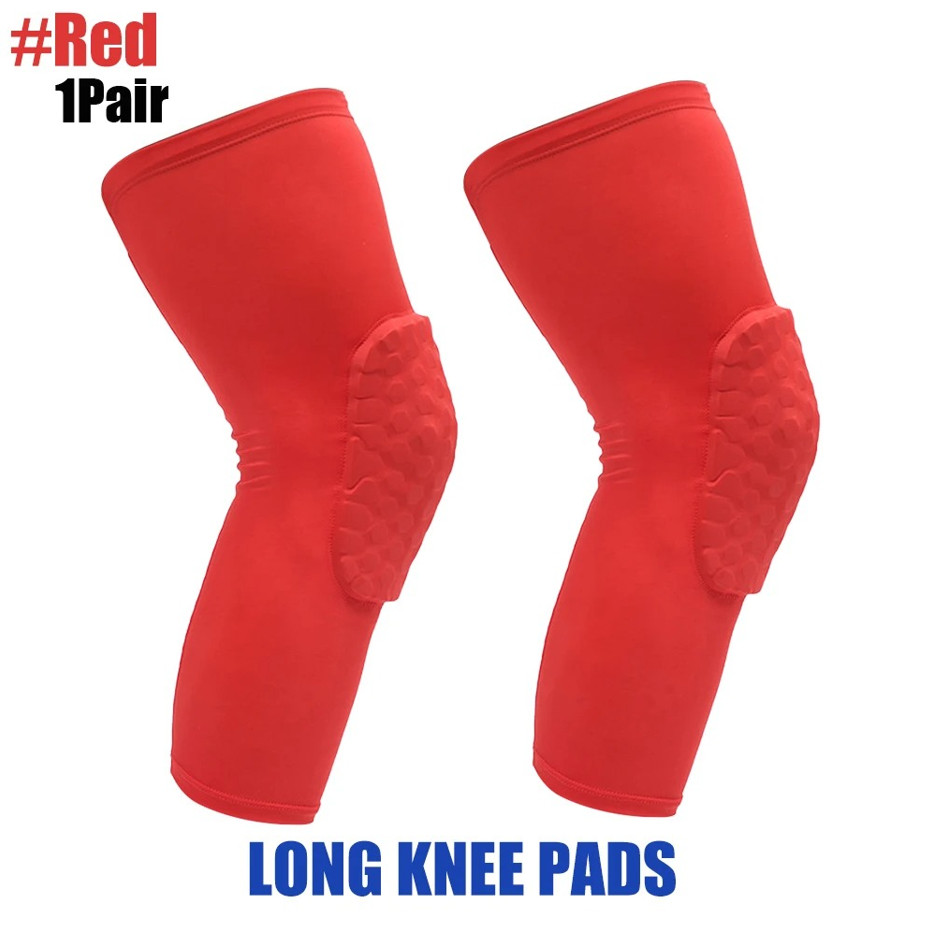 1 Pair Knee Pads Long Compression Leg Sleeves Sports Brace for Men Women Kids