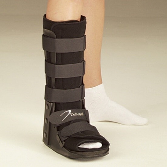 *1-Pack* DeRoyal Tracker EX Walker Closed Heel With Wide Foot Plate XS 15590002
