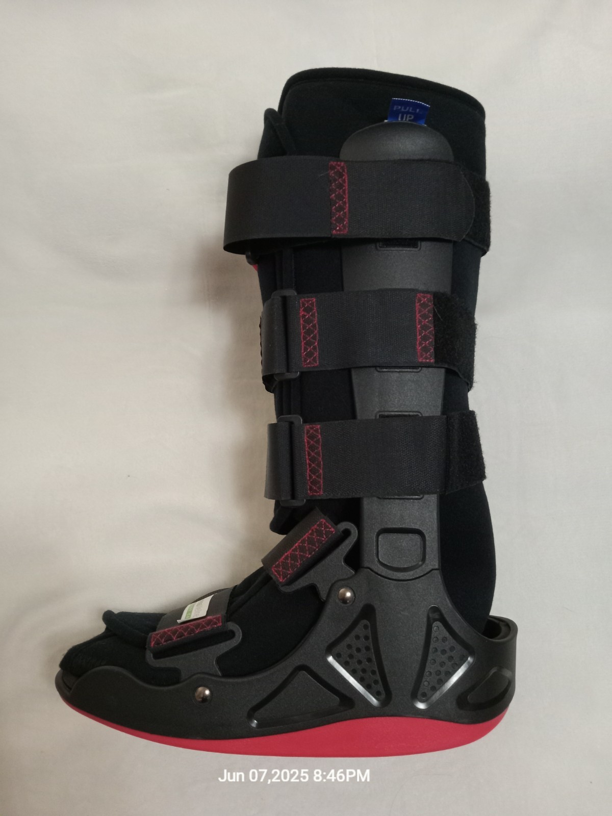 XCeltrax AIR TALL – DJO – DONJOY – Walking Air Boot FooT SIZE- LARGE – Black
