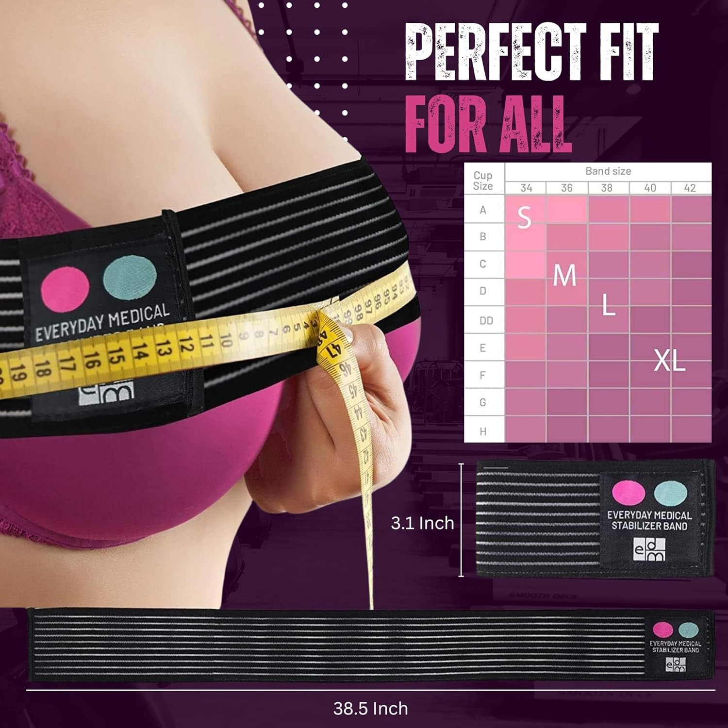 Implant Stabilizer Band I Post Surgery Augmentation and Reduction Strap I Che…