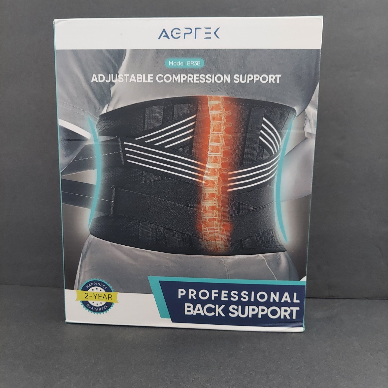 Lower Back Adjustable Compression Support Lumbar Waist Belt Men/Women – AGPTEK
