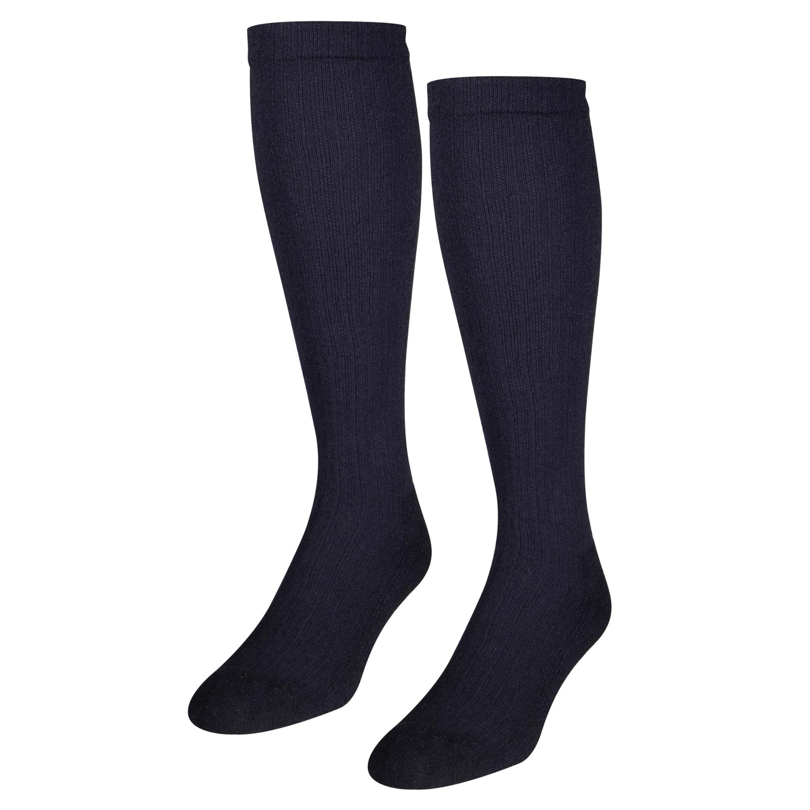 NuVein Women’s Compression Socks, 15-20 mmHg Support, Casual Small, Navy