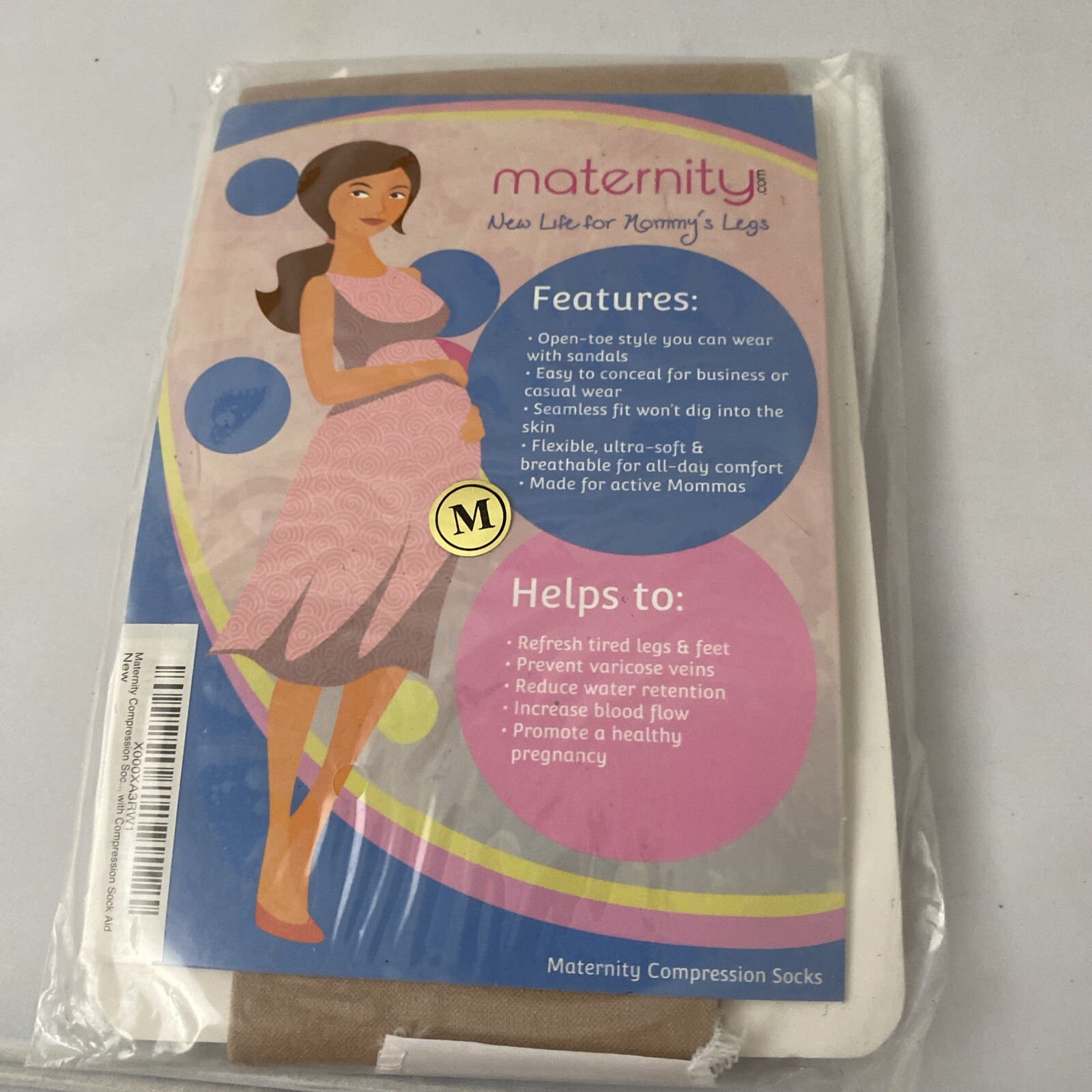 Compression Stockings Pregnancy,Maternity New Size Medium