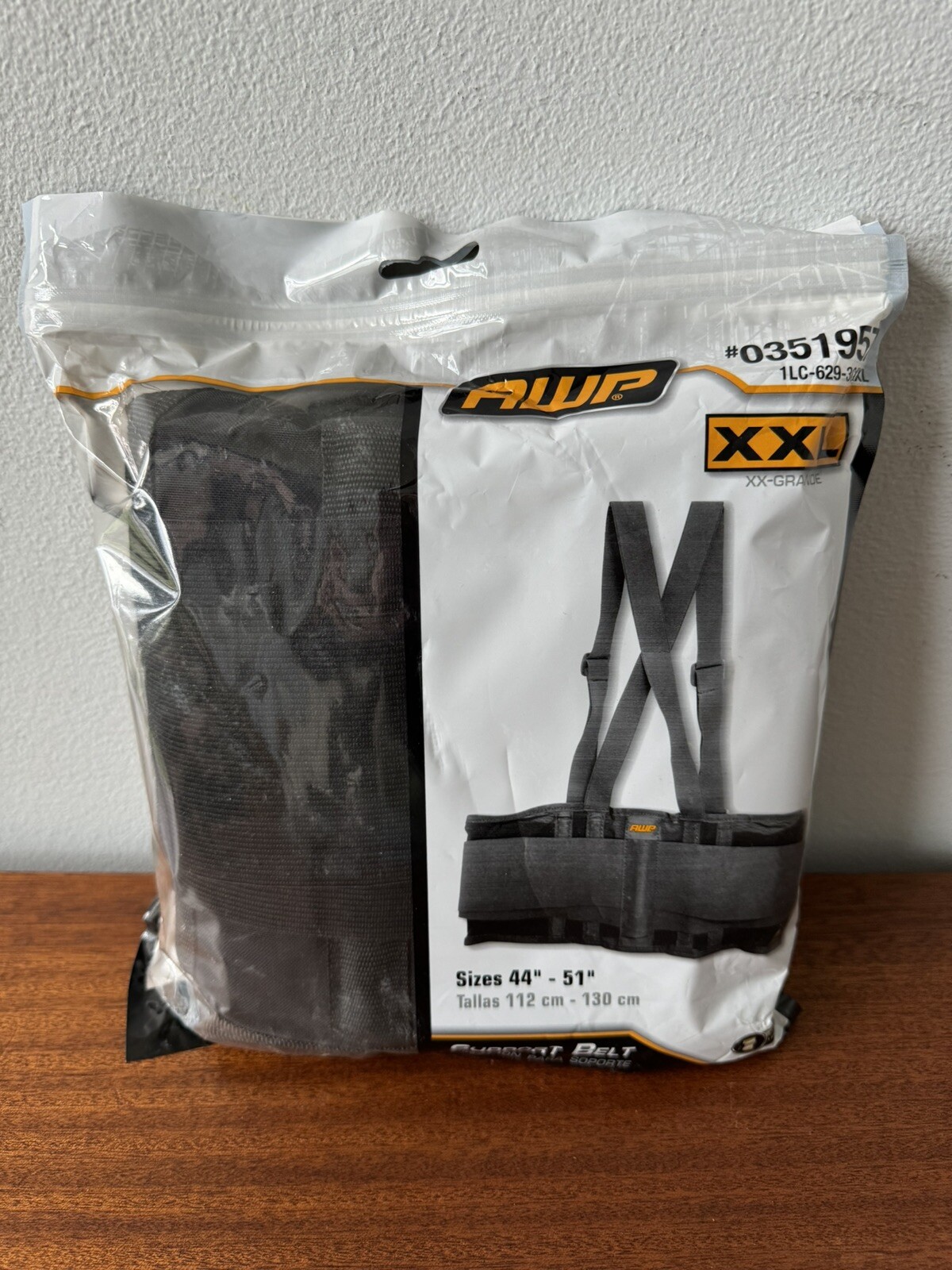AWP Back Support Belt Size Large-2XL