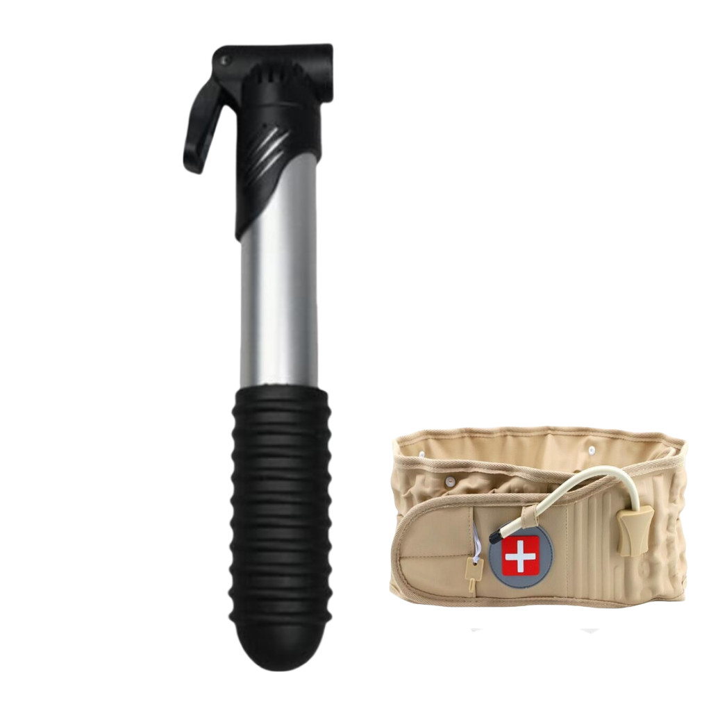 Black Air Pump Inflate Pump Tool Part For Decompression Back Support Belt Device