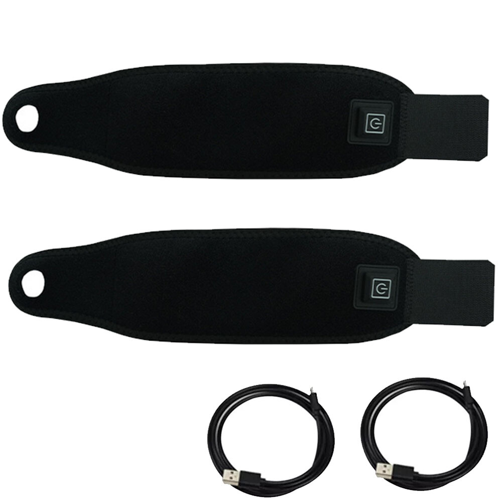 2x Wrist Heated Brace Wrist Warmer Electric Heated Wrap Wrist Heating Pads
