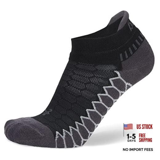 Silver Compression Fit Performance No Show Athletic Running X-Large Black