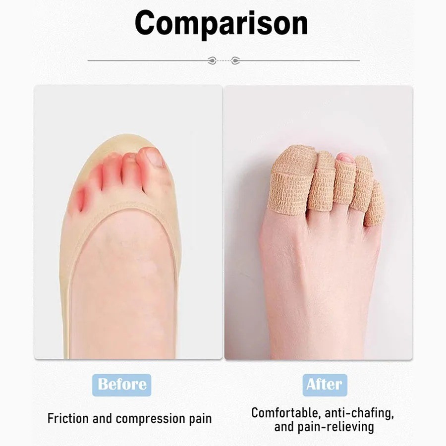 Toe Protector Bandage Heels Heel Anti-wear Adherent Tape Cohesive Toe Finger
