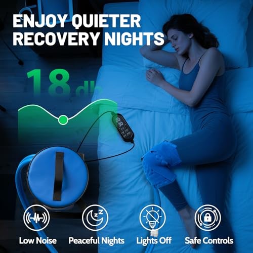 Ice Machine for Knee After Surgery 2.0, Portable Cold Therapy Machine for Knee