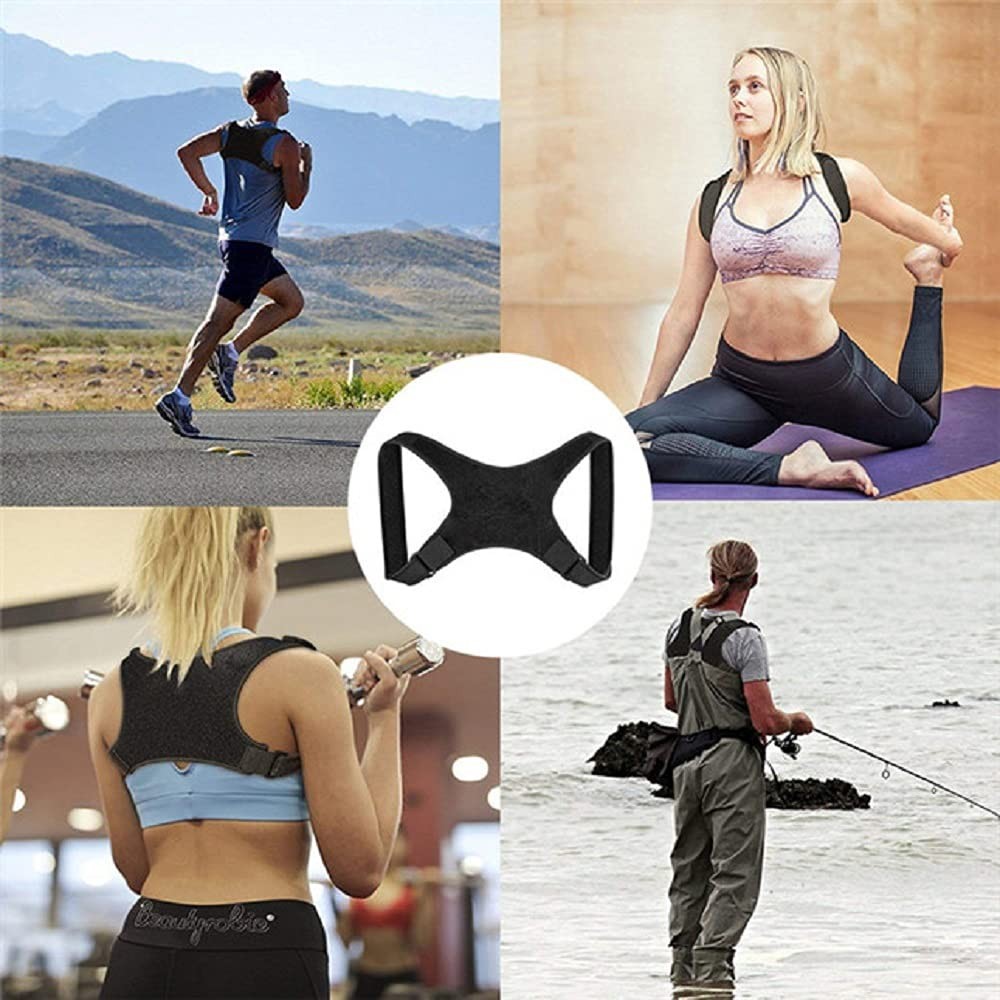 Back Posture Corrector Shoulder Straight Support Brace Belt Therapy Men Women