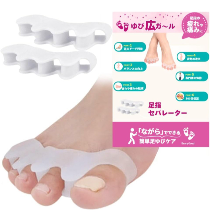Bunion Supporter Toe Separator Toe Spreader Easy to Put on and Take off