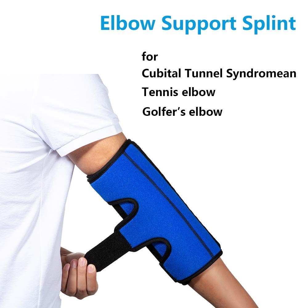 L/XL Elbow Brace for Cubital Tunnel Syndrome Splint for Arthritis Pain Relief