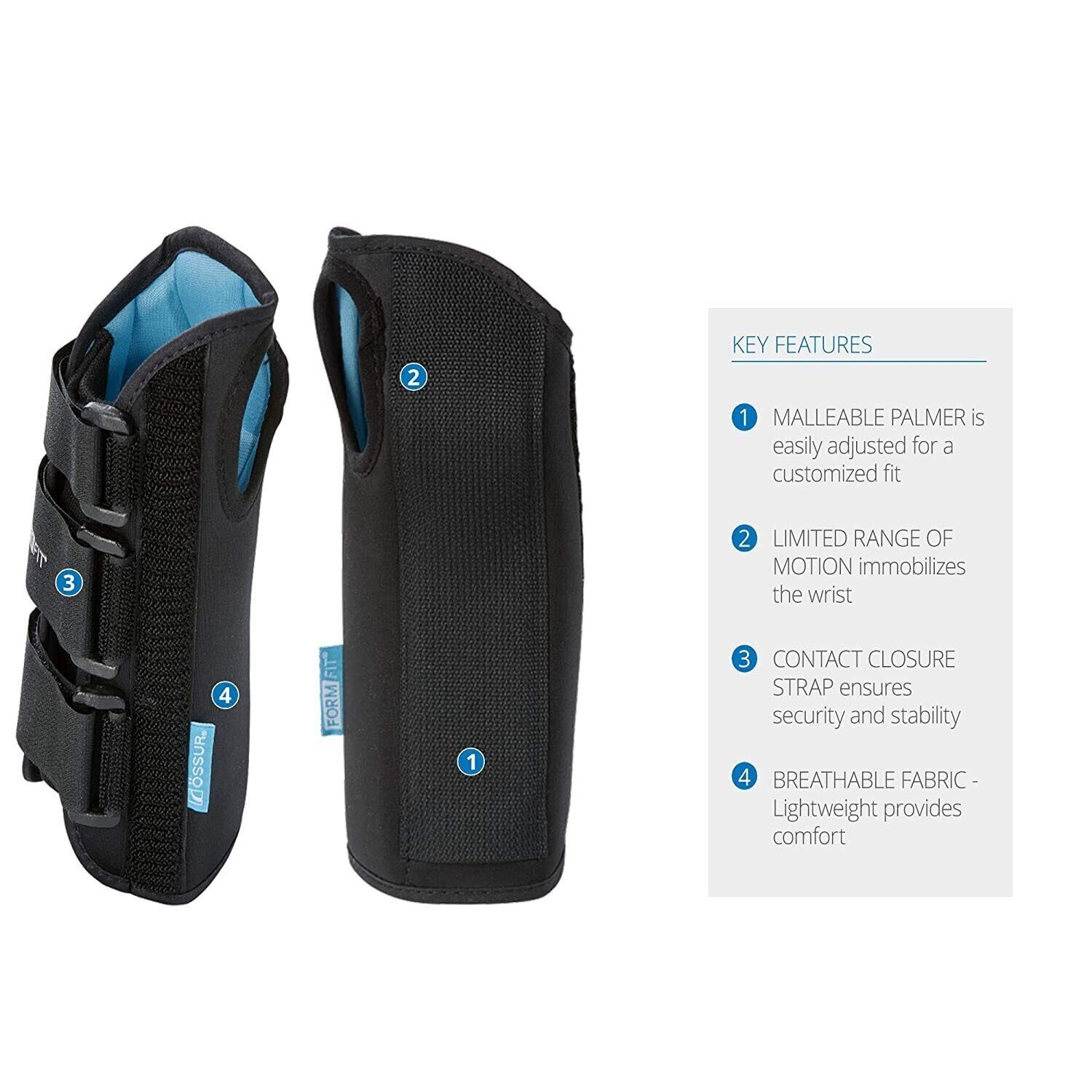 Ossur Form Fit Wrist Brace 8″
