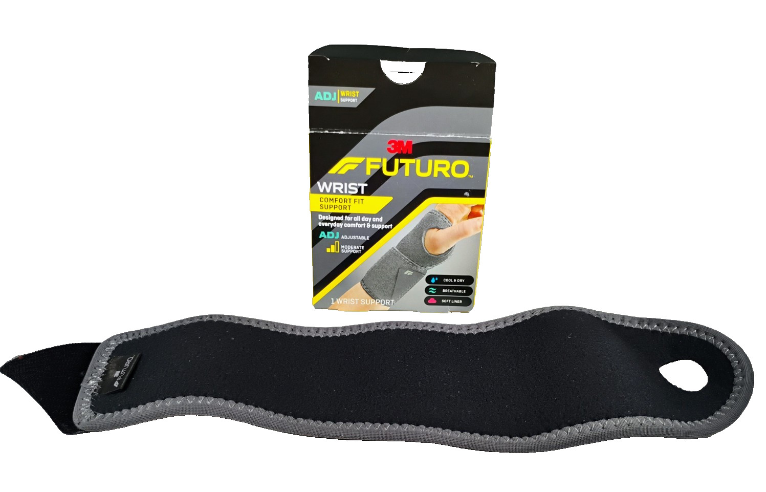 3M Futuro Wrist Comfort Support Adjustable Moderate Brace (C8)