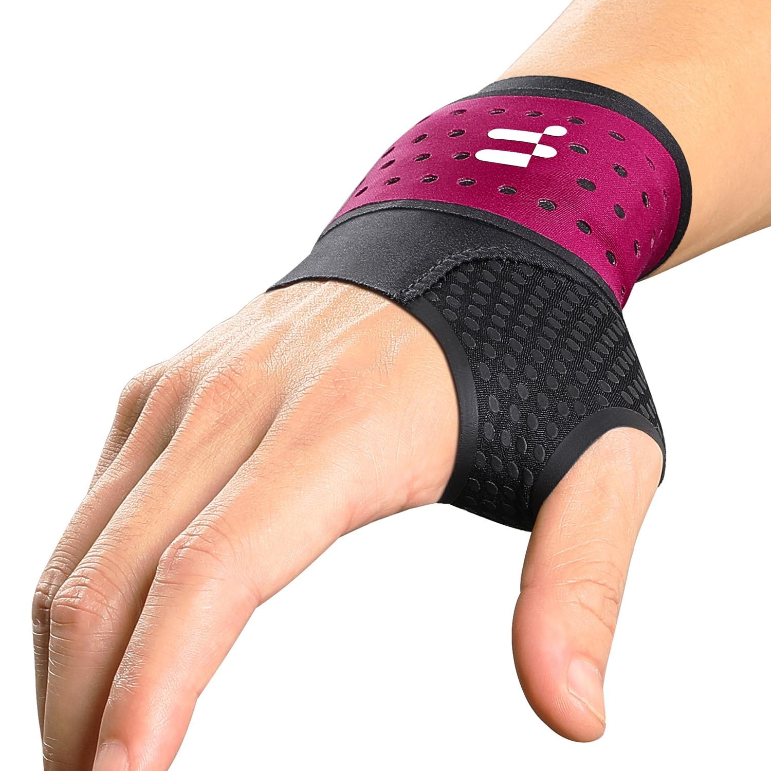 Ultra Thin Carpal Tunnel Wrist Brace Soft Thumb Adjustable Compression Wrap