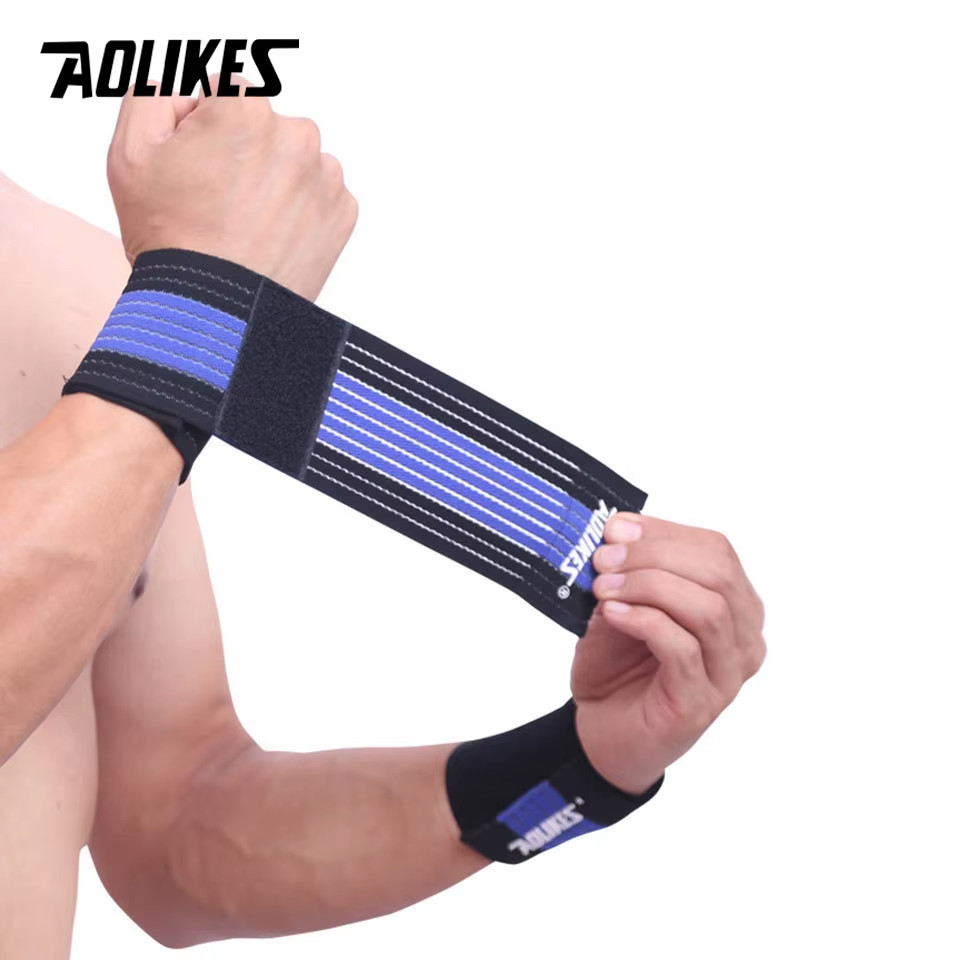 1PCS Cotton Elastic Bandage Hand Sport Wristband Gym Support Wrist Brace Wrap Ca