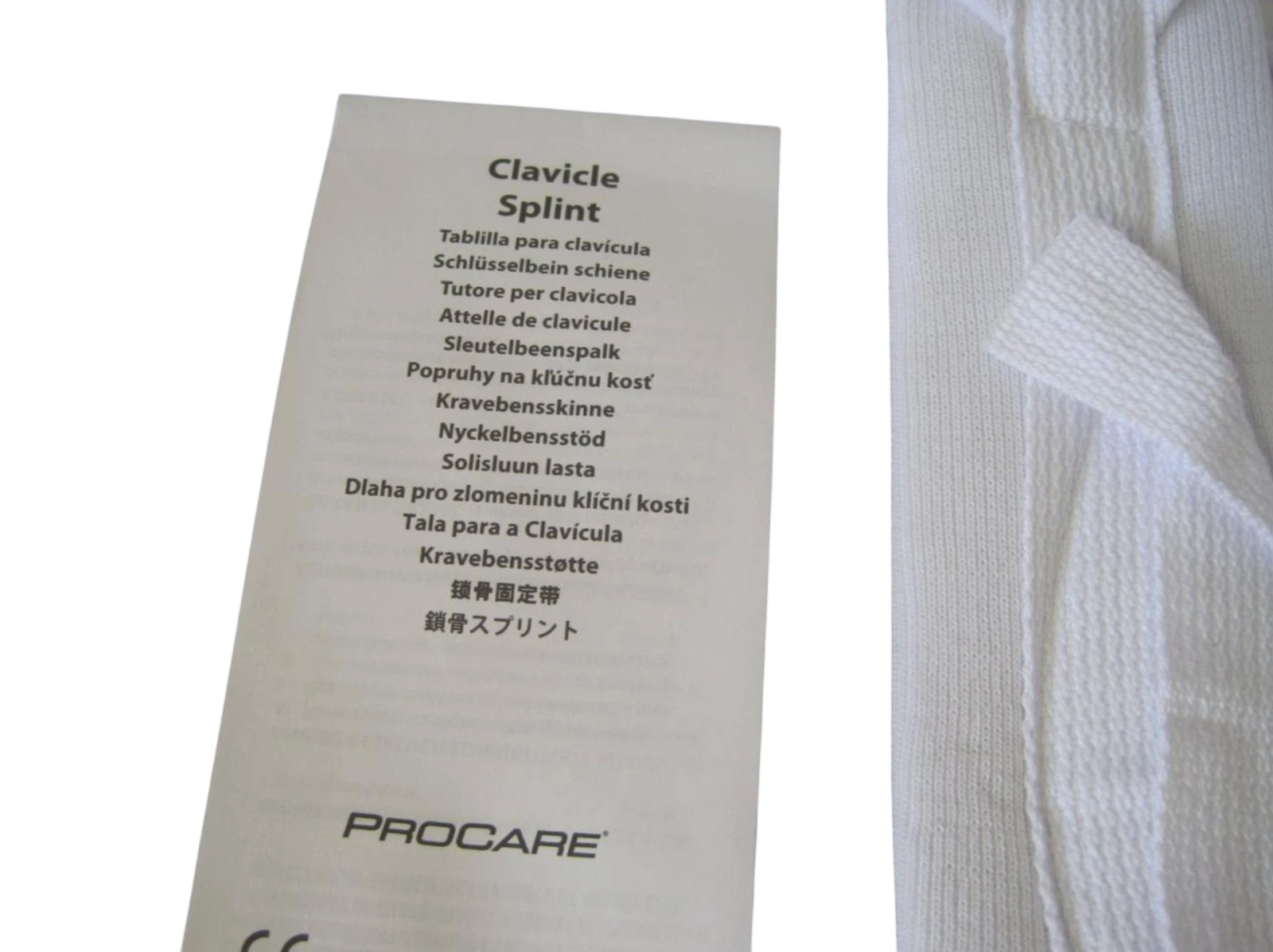 Procare Clavicle Strap 79-85005 Medium Felt Buckle Closure