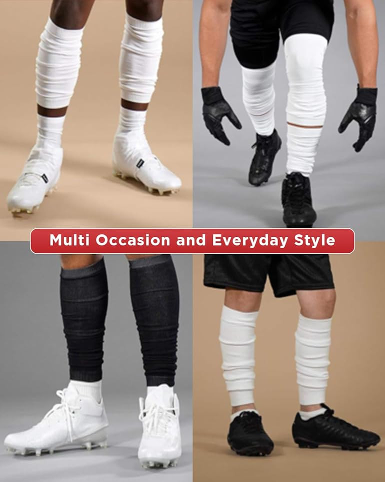 Exxact Sports Leg Sleeves for Men Football Calf Compression Sleeve, Calf Sleeves