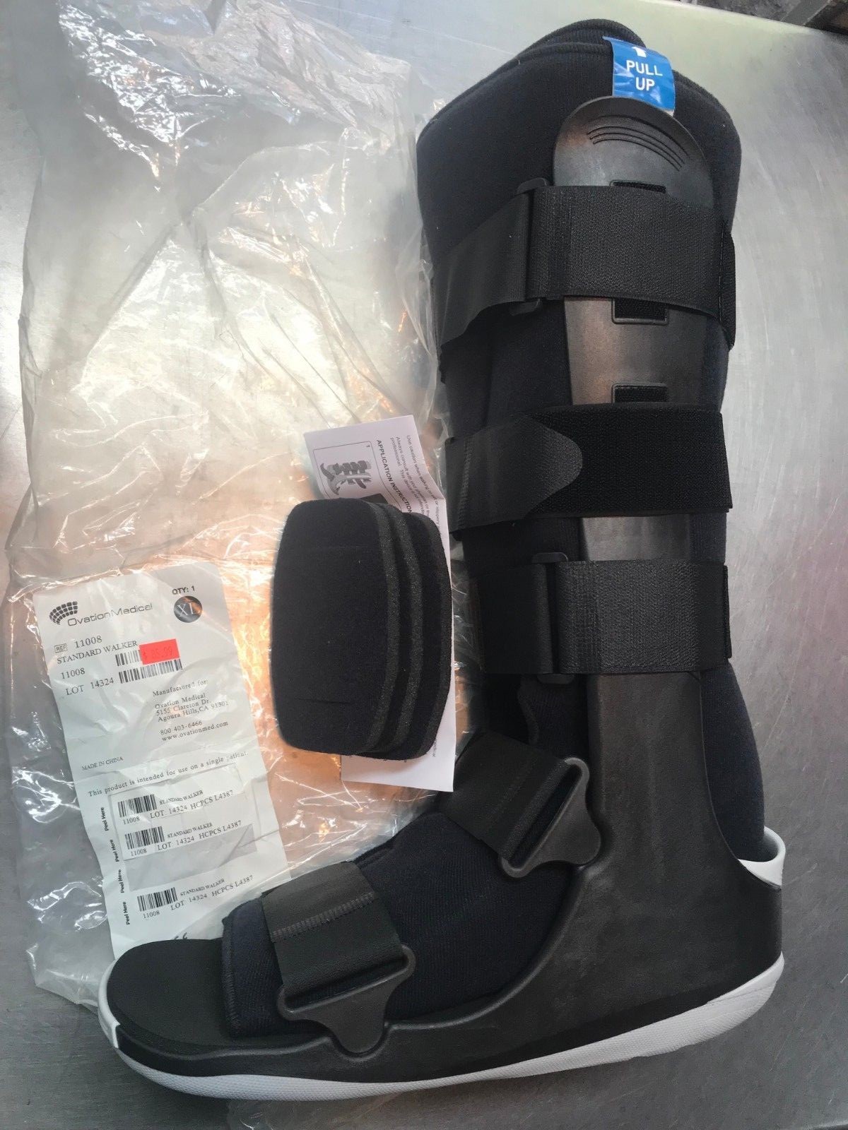 11008 Ovation Medical Shockpod Standard Tall Walker Brace EXTRA LARGE