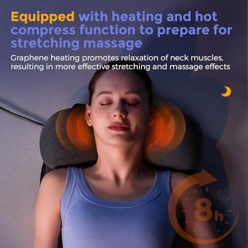 ALPHAY Cervical Shoulder Massage Pillow Neck Traction