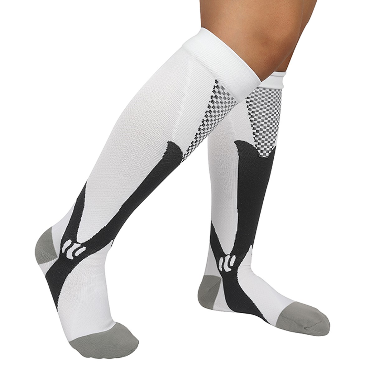 Copper Compression Socks Men Women Calf Shin Leg Running Fitness Sleeve