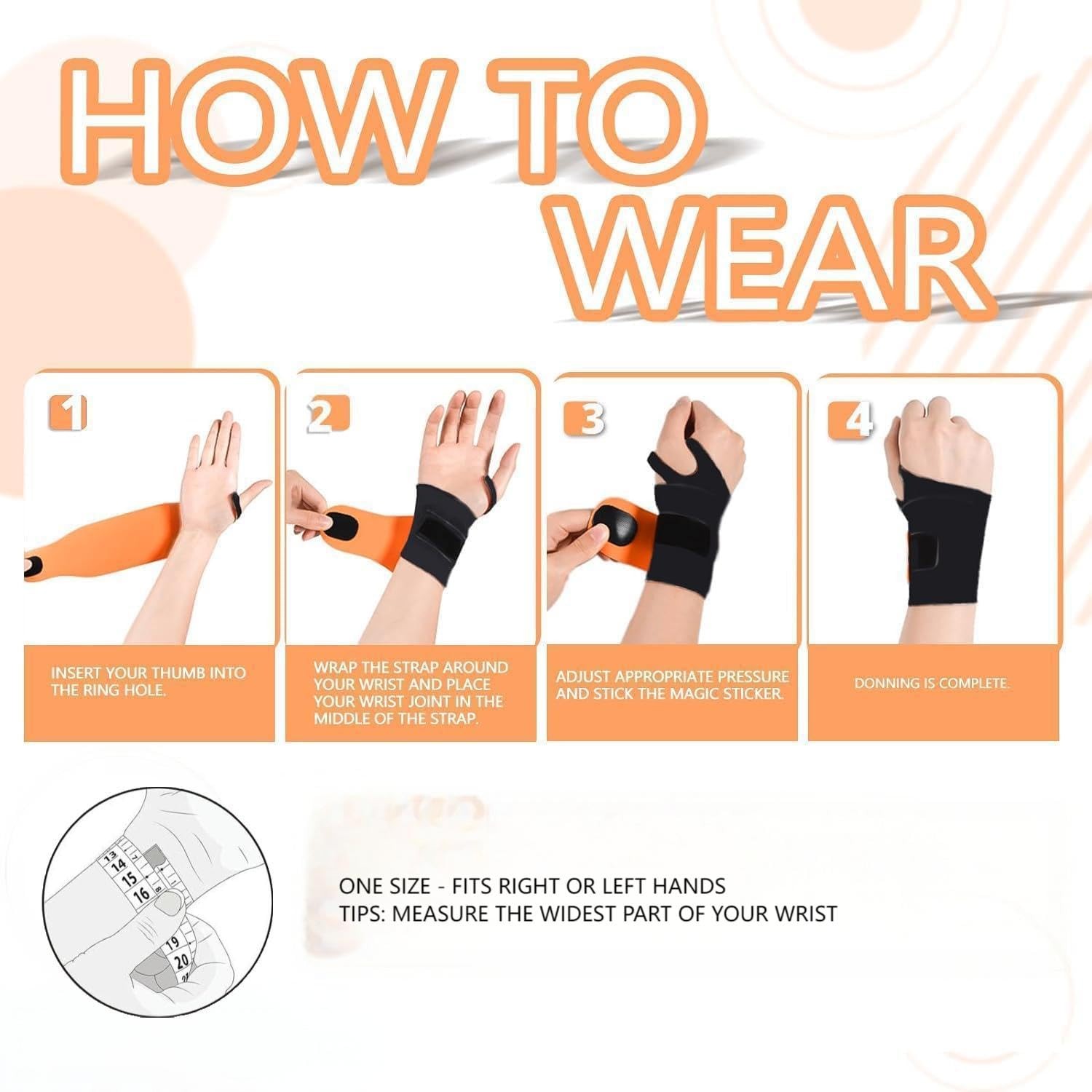 2 Pack Wrist Brace Support for Carpal Tunnel Pain Relief, Ultra Thin Elastic …