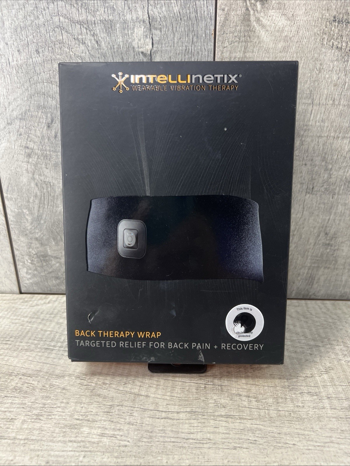 Intellinetix Back Wearable Vibration Therapy Wrap RM07549 Tested No Charger