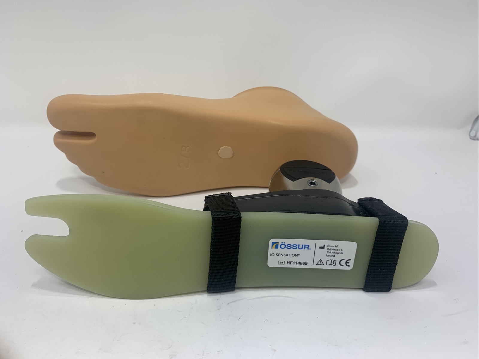 ossur k2 sensation DP Hydraulic Ankle Prosthetic foot. size 27. category 3.