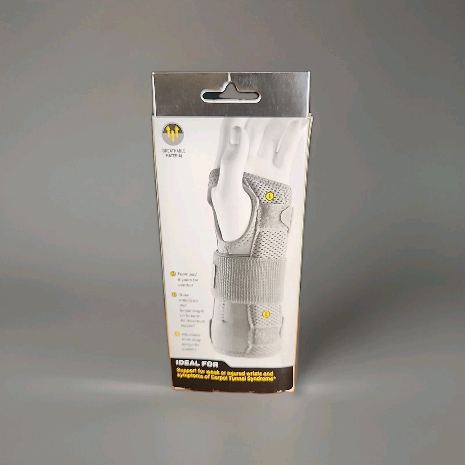 3M Futuro WRIST Deluxe Stabilizer Left Hand Size S/M Carpal Tunnel Relief
