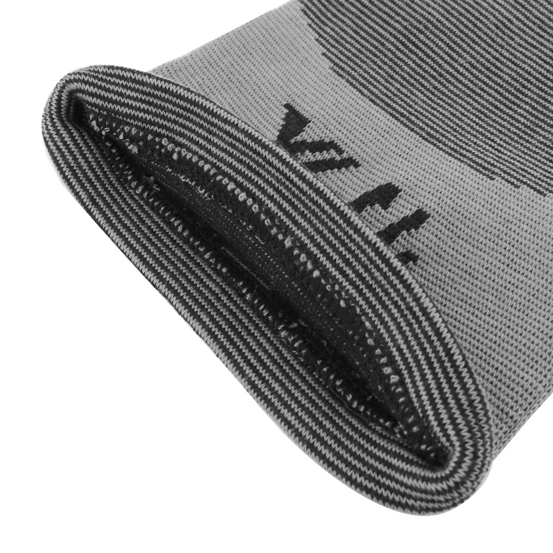 Sports Brace Elastic Sleeve Wrap Pad Guard Protector Bandage Knee Support Gray